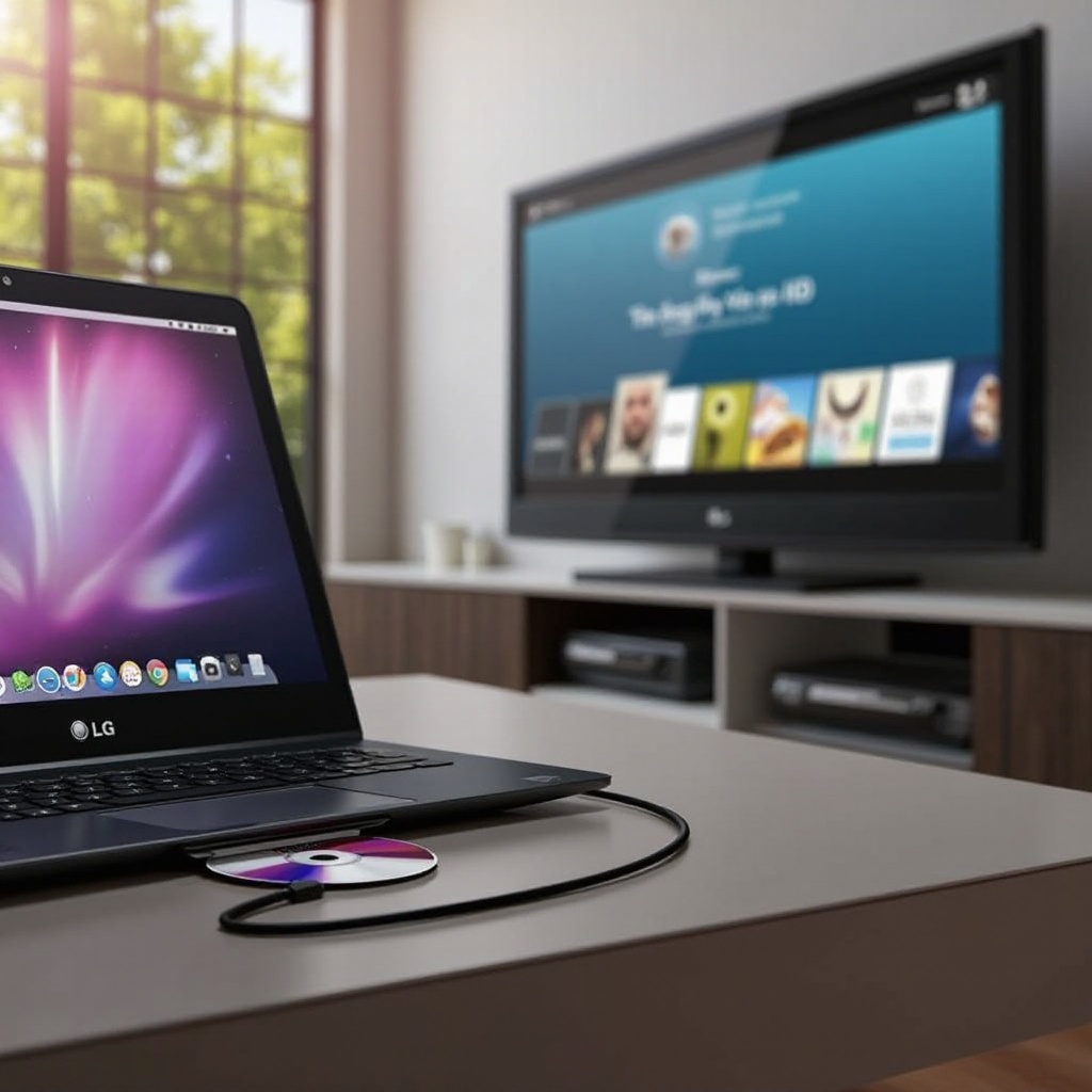 cómo ver un DVD en un smart TV LG
