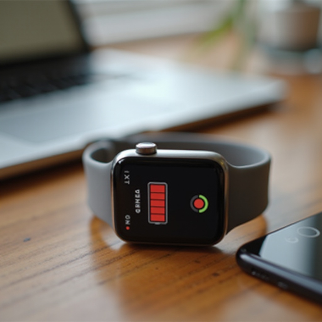 la batterie de l’Apple Watch se décharge rapidement