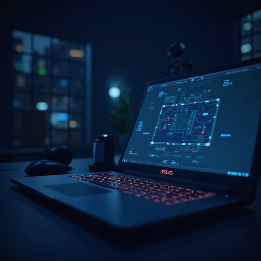 ゲームNBシステム診断Asusノートパソコン