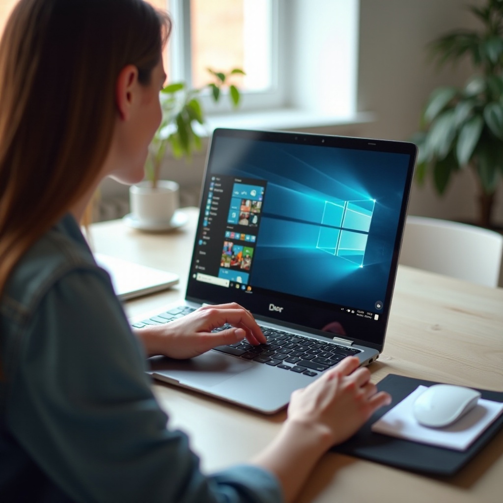 você pode compartilhar a tela em um Acer Chromebook