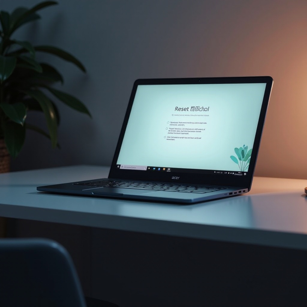 Acer Chromebookをリセットする方法