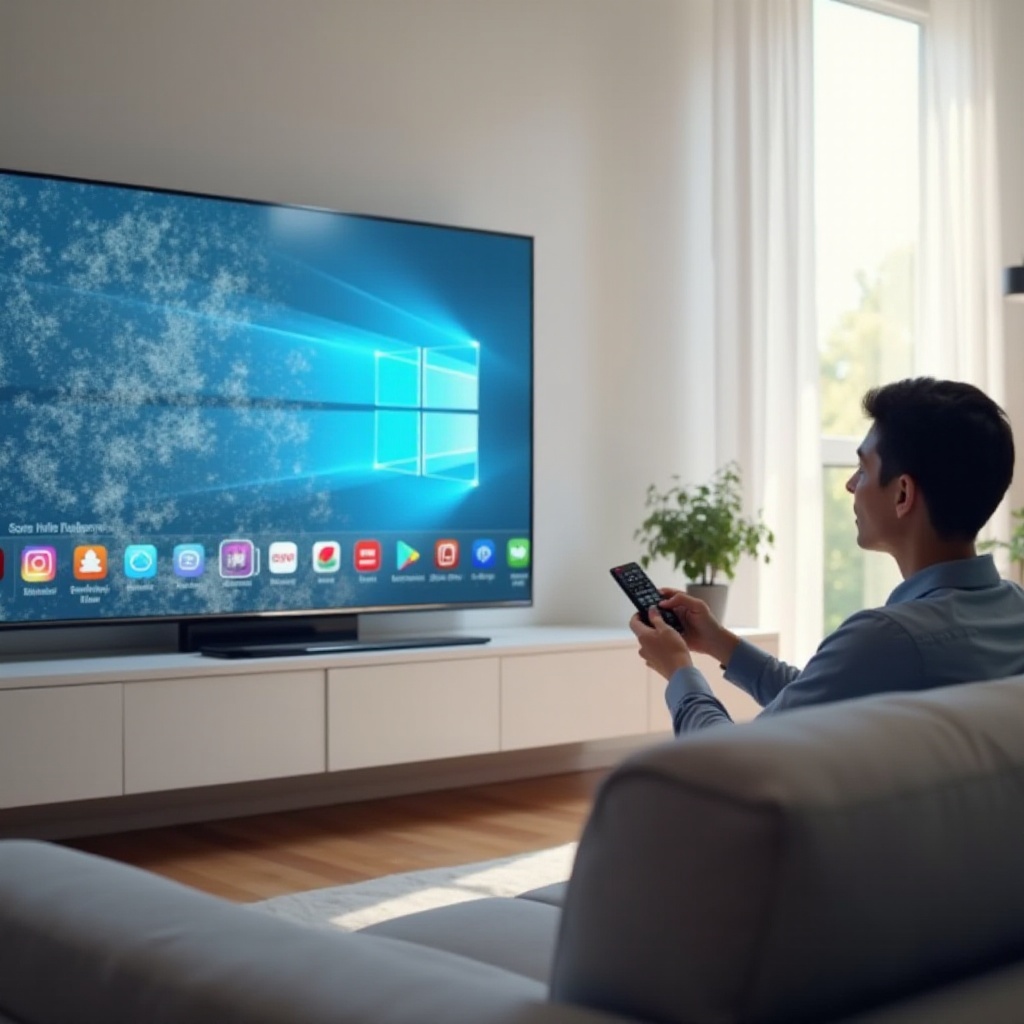 a Samsung TV főképernyője lefagyott