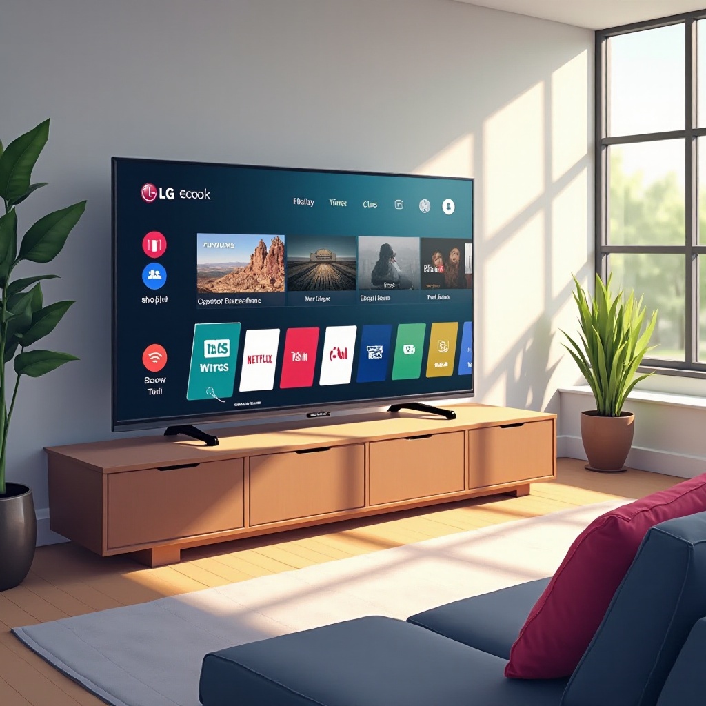 bagaimana cara menonton peacock di smart TV LG saya