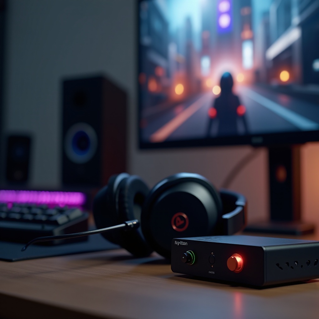 auriculares de juego con amplificador