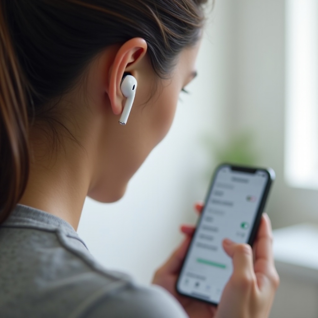 como desativar o anúncio nos AirPods