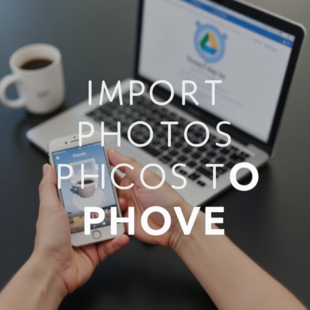 cómo importar fotos de iPhone a Google Drive