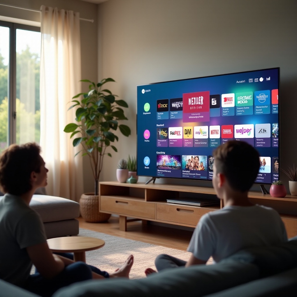 como assistir TV grátis em uma smart TV Samsung