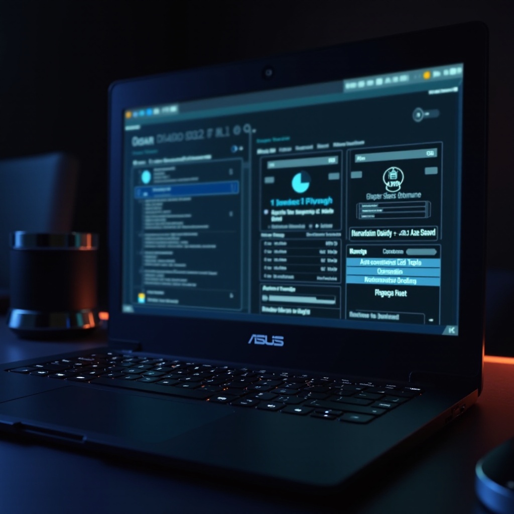 diagnóstico do sistema de nb de jogos laptop Asus