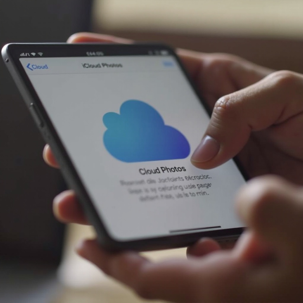 como ativar as fotos do iCloud