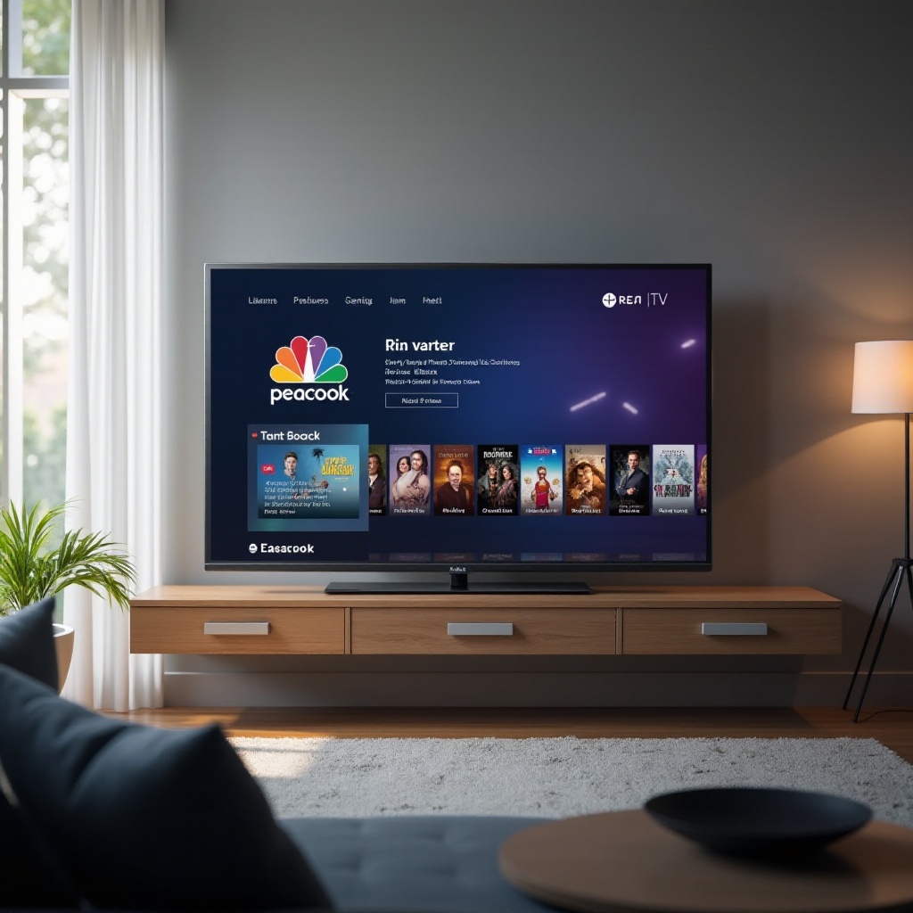 ¿cómo puedo ver peacock en mi smart TV LG?