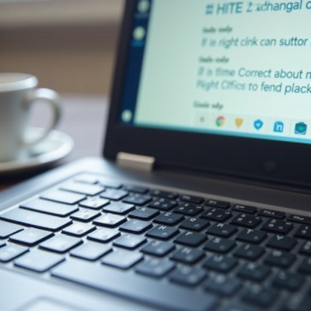 cara klik kanan pada keyboard chromebook