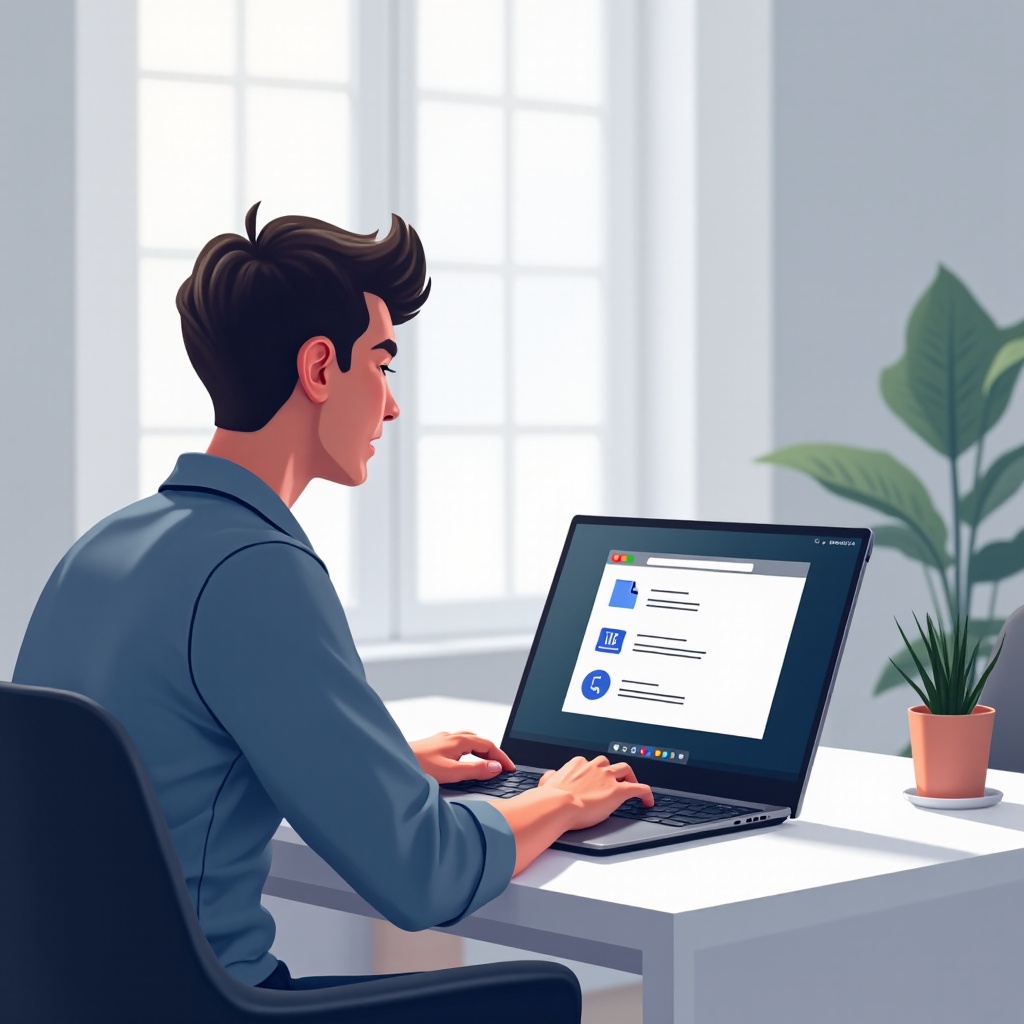 cara melihat foto yang dihapus di Chromebook