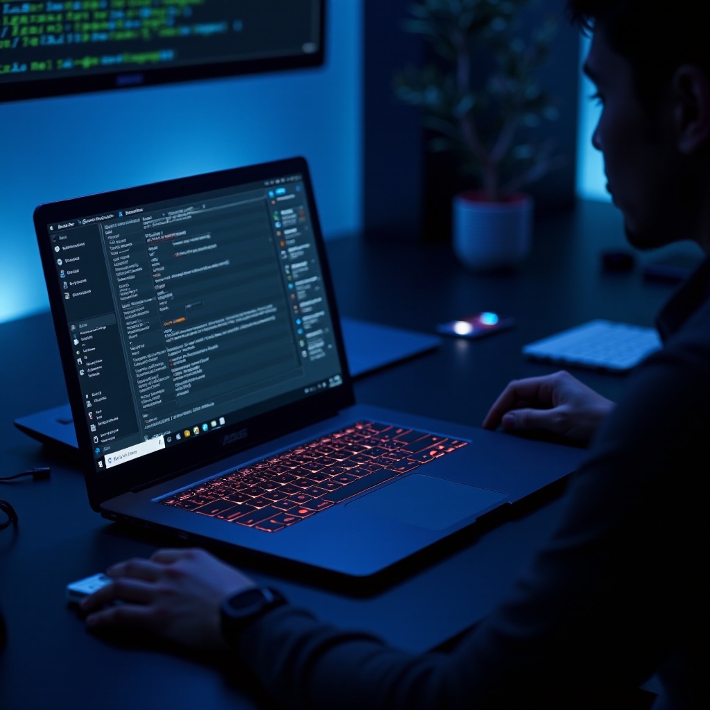 diagnosis ng sistema ng nb na gaming Asus laptop