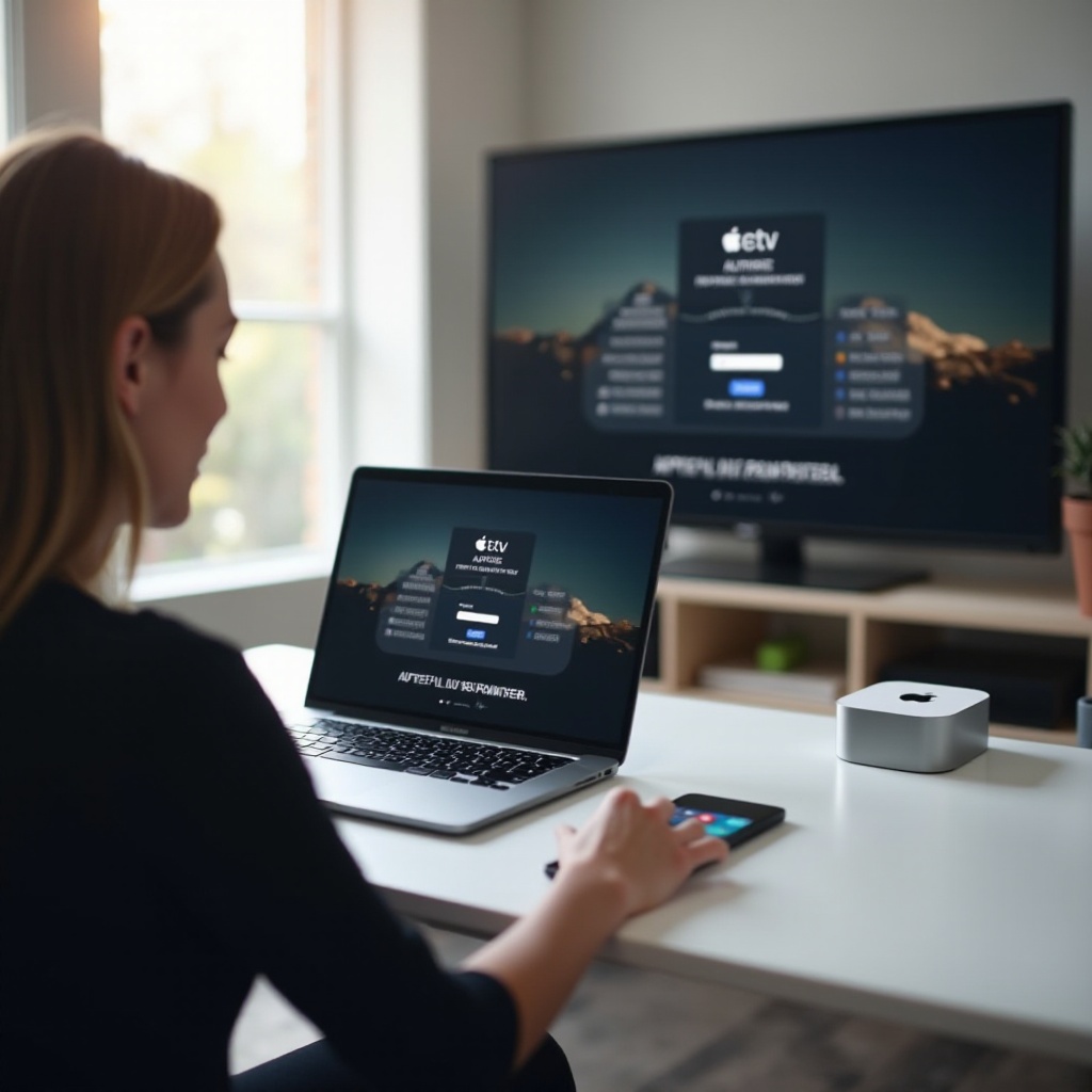 como você autoriza um computador para a Apple TV