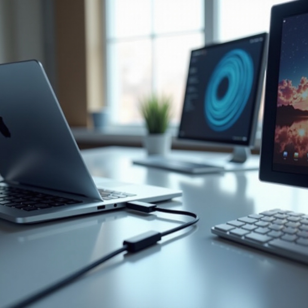 câble d'entrée double pour station d'accueil d'ordinateur portable pour affichage et moniteur