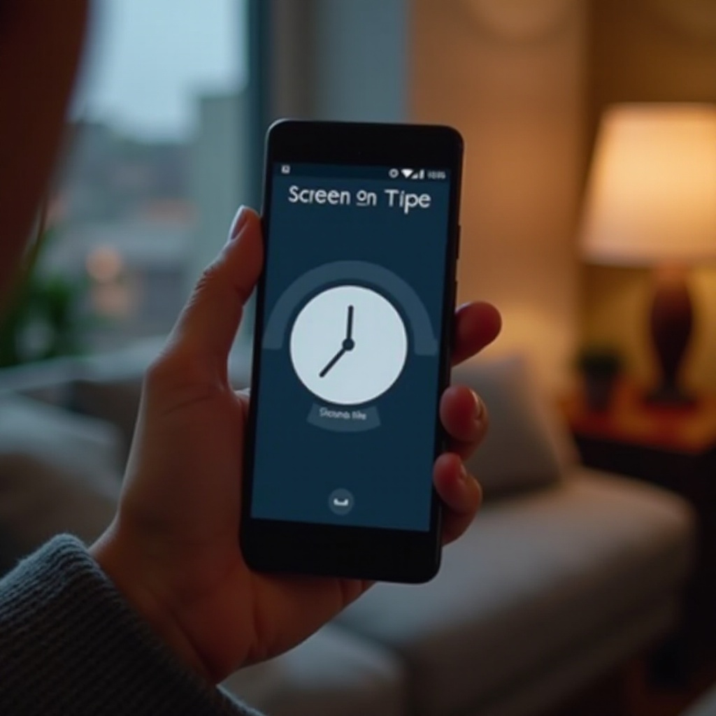 paano suriin ang oras ng screen sa Android