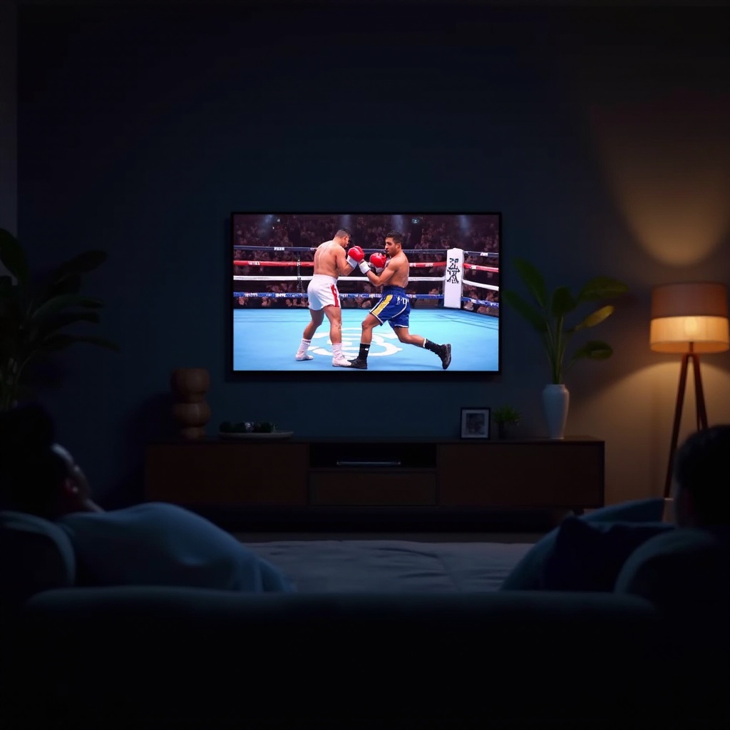 como assistir à luta de Canelo na TV inteligente