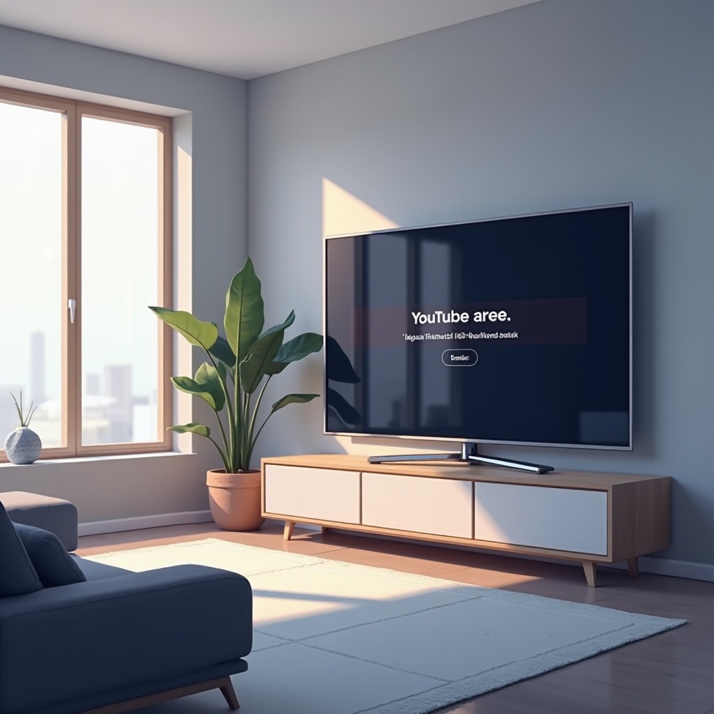 ne peut pas regarder YouTube sur la télévision intelligente Samsung