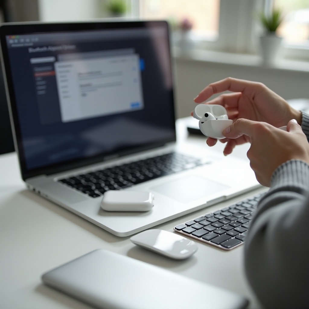 cómo conectar los AirPods a una MacBook