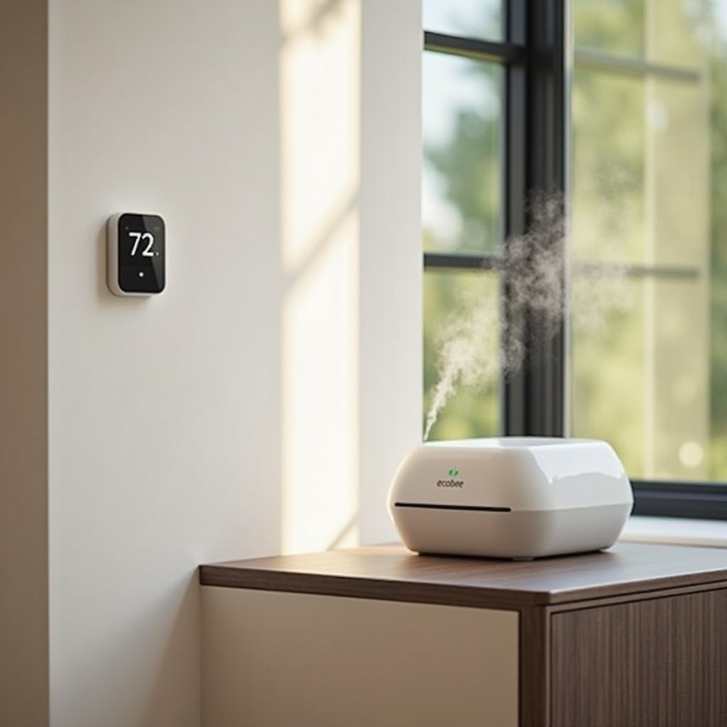 contrôler l'humidificateur avec ecobee