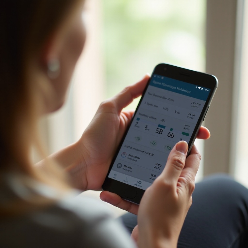 Androidで画面の表示時間を確認する方法