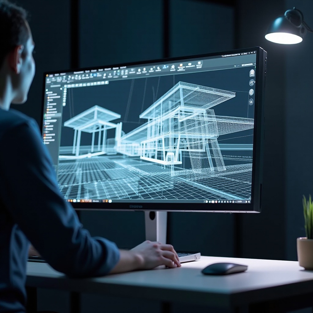 Revit 2025 モニター グリッド ライン
