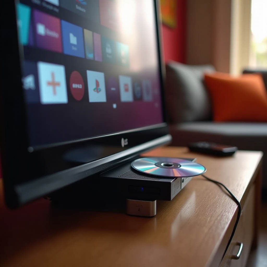 LGスマートテレビでDVDを見る方法
