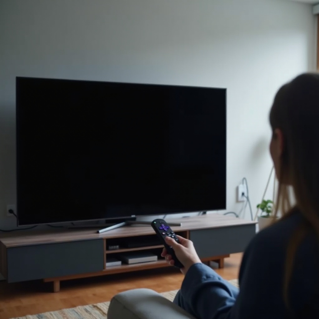 TCL Rokuテレビが電源は入らないがランプは点灯している