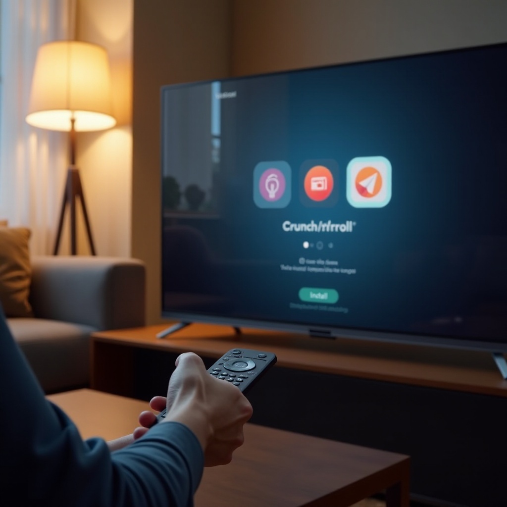 como assistir Crunchyroll na TV inteligente Vizio