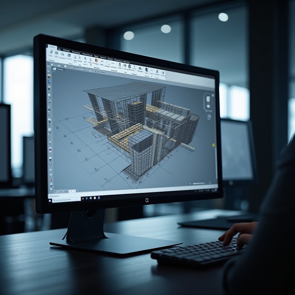 Revit 2025 monitor garis grid