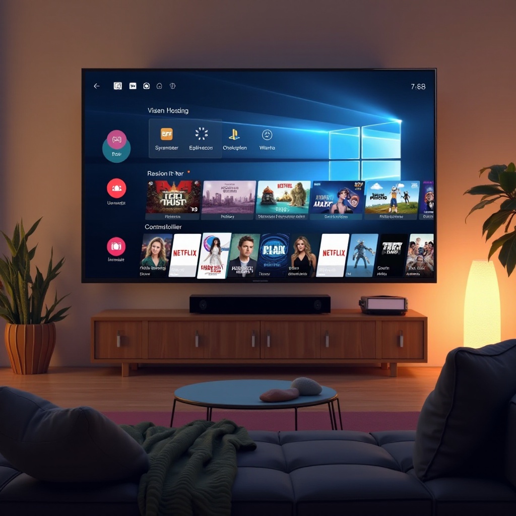 cara menonton aplikasi di smart tv