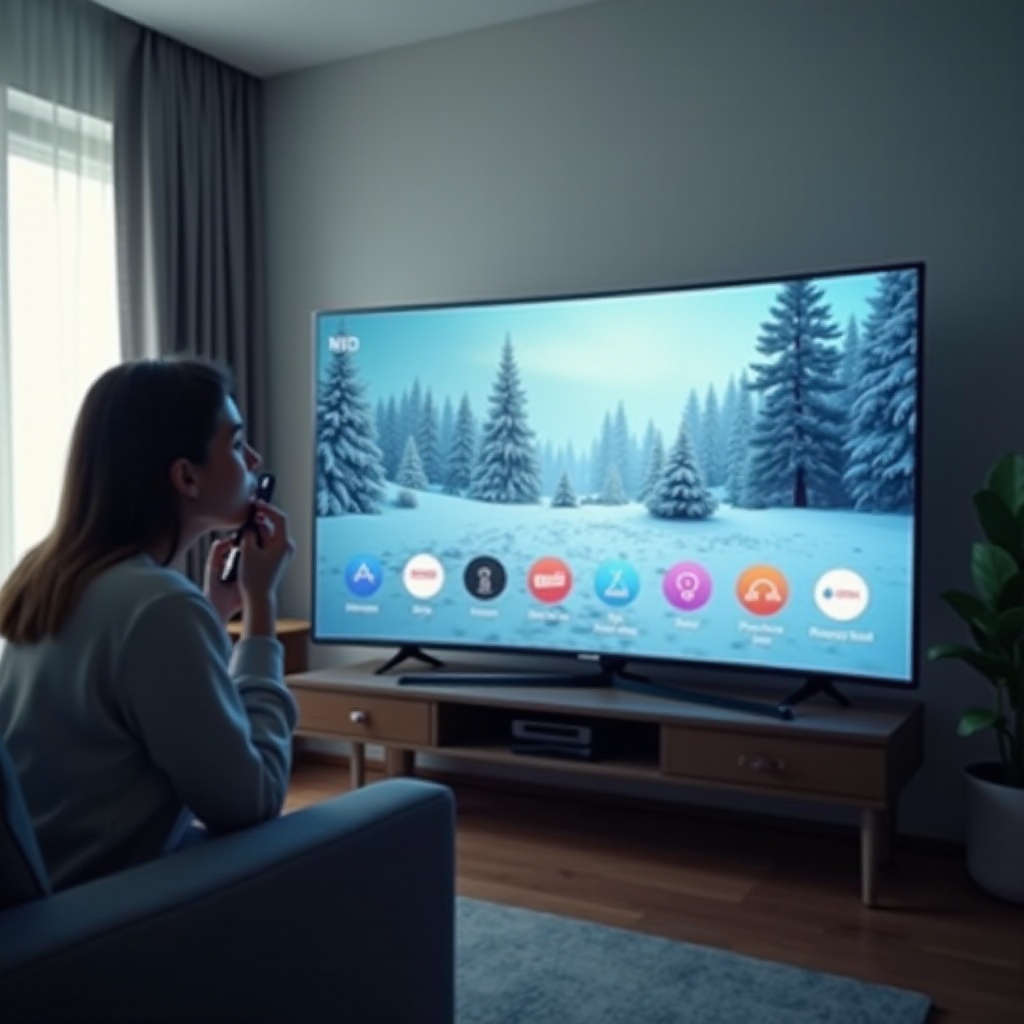 layar beranda tv samsung macet