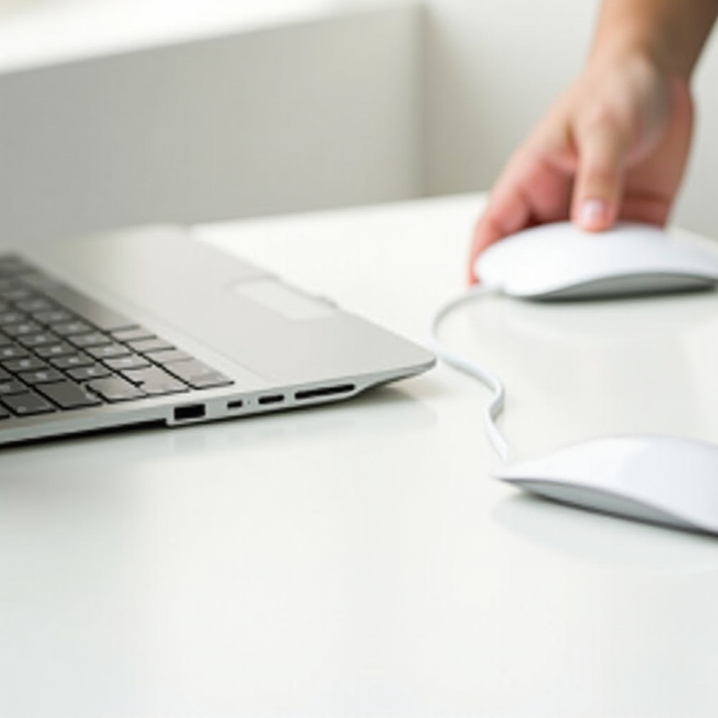 M550マウスをMacBook Airに接続する