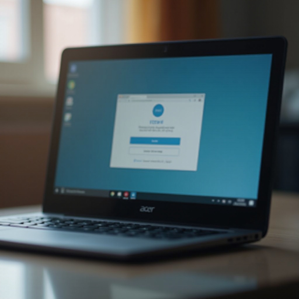 kung paano i-reset ang Acer Chromebook