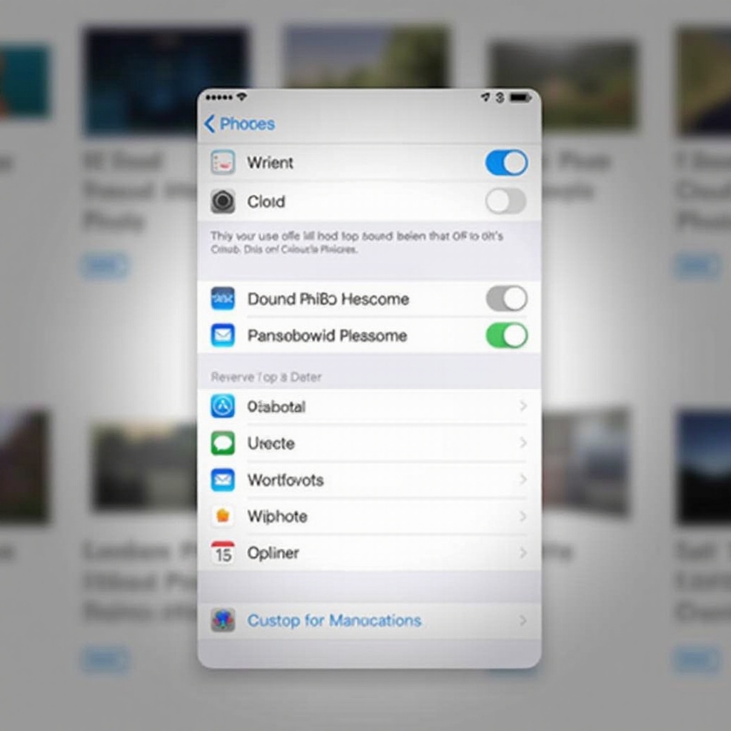 comment activer les photos iCloud