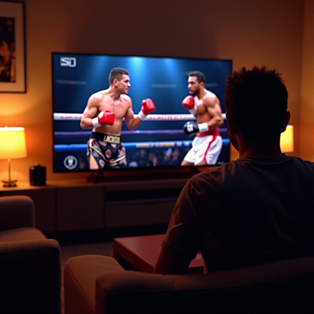 como assistir à luta de Canelo na TV inteligente