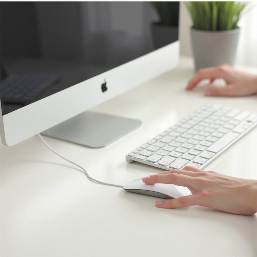 M550マウスをMacBook Airに接続する