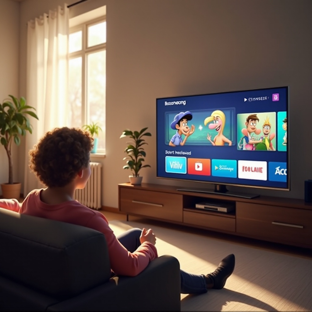 como assistir ao Boomerang na Smart TV Samsung