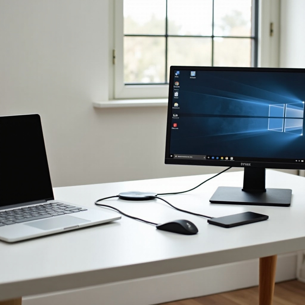 como conectar um monitor Dynex a um laptop Dell