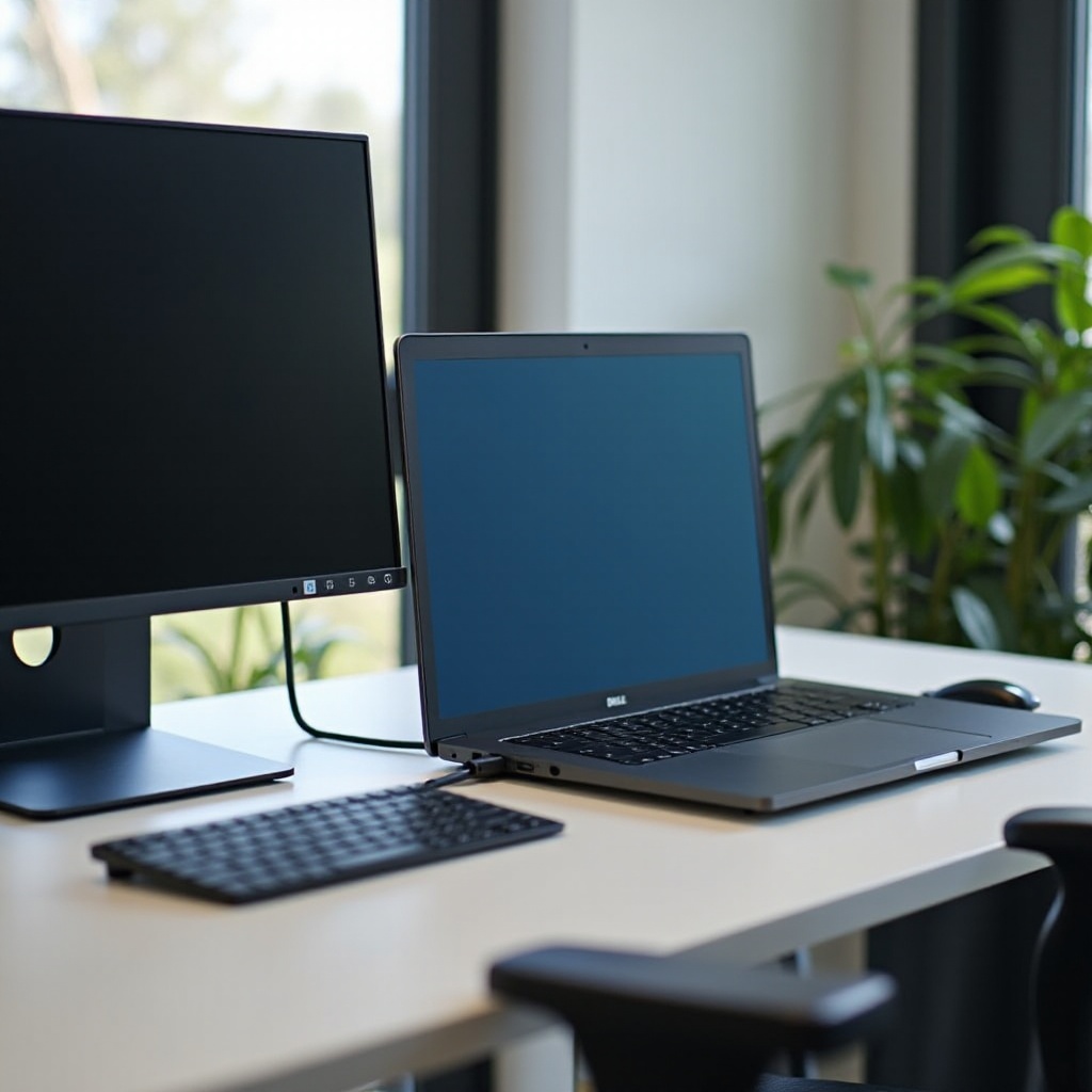 cara menghubungkan monitor Dynex ke laptop Dell