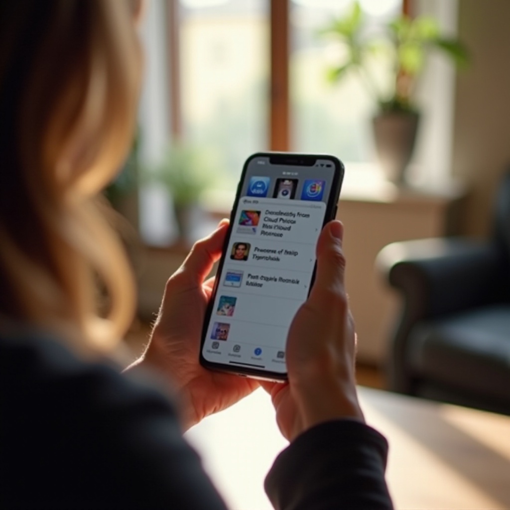 como ativar as fotos do iCloud